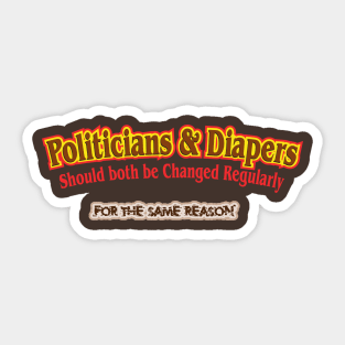 Politicians Sticker